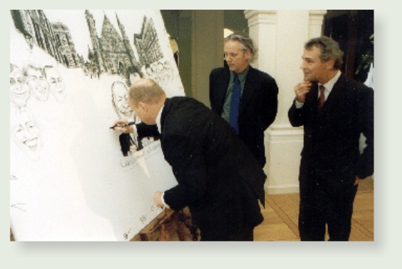 MINISTERS VERMEEND EN VAN BOXTEL MET JOEP BUIJS DEN HAAG 2001